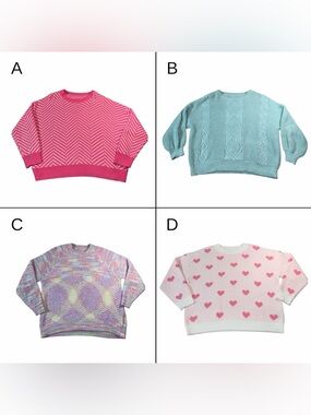 Lot of 4 SHEIN Women’s Sweaters, size 0XL